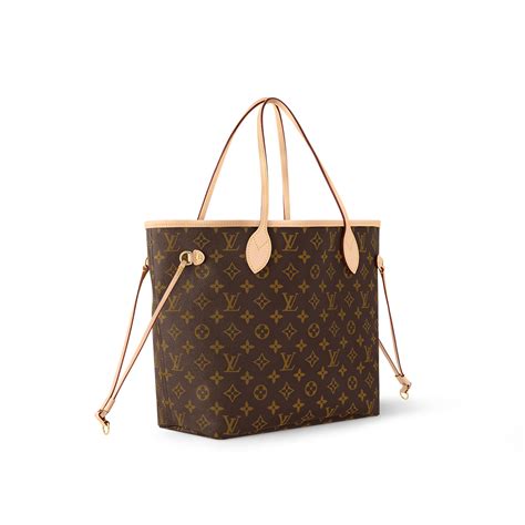 Neverfull MM Monogram Mid Size Cherry Red Tote 